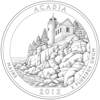 2012 Acadia National Park Quarter Design