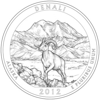 2012 Denali National Park Quarter Design