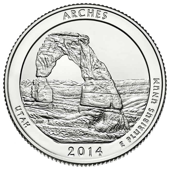 Arches National Park Quarters in Rolls and Bags