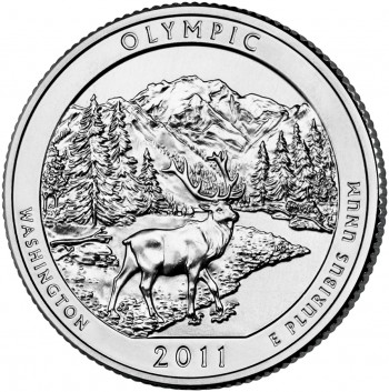 Olympic National Park Quarter (US Mint image)