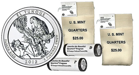 El Yunque National Forest Quarter Rolls and Bags