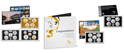 Silver Proof Sets and Congratulations Set