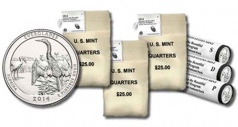 Everglades National Park Quarters in Rolls and Bags